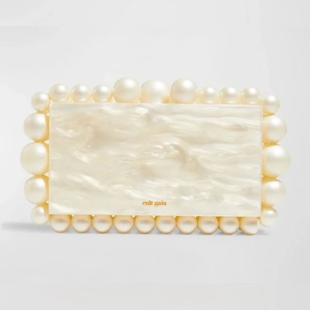 Cult Gaia Women’s Eos Ivory Pearl Clutch